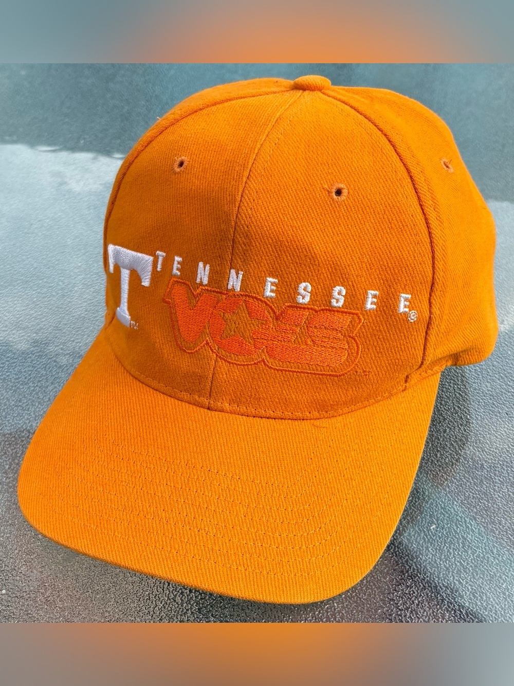 Vintage 90’s Twins Tennessee Volunteers Vols Orange NCAA Strapback Hat OSFA EUC